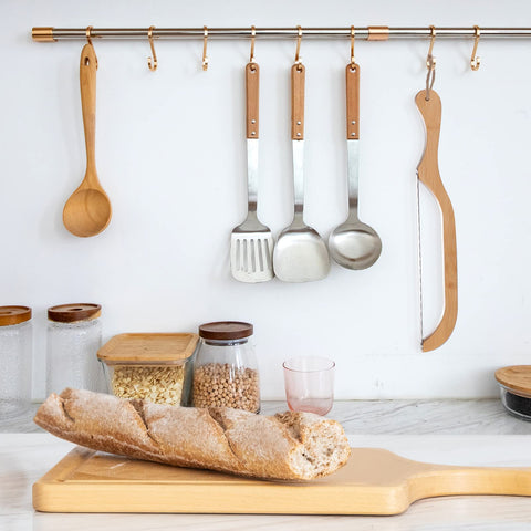 Recsrdce cuchillo pan diseño arco ideal para regalo en cocina