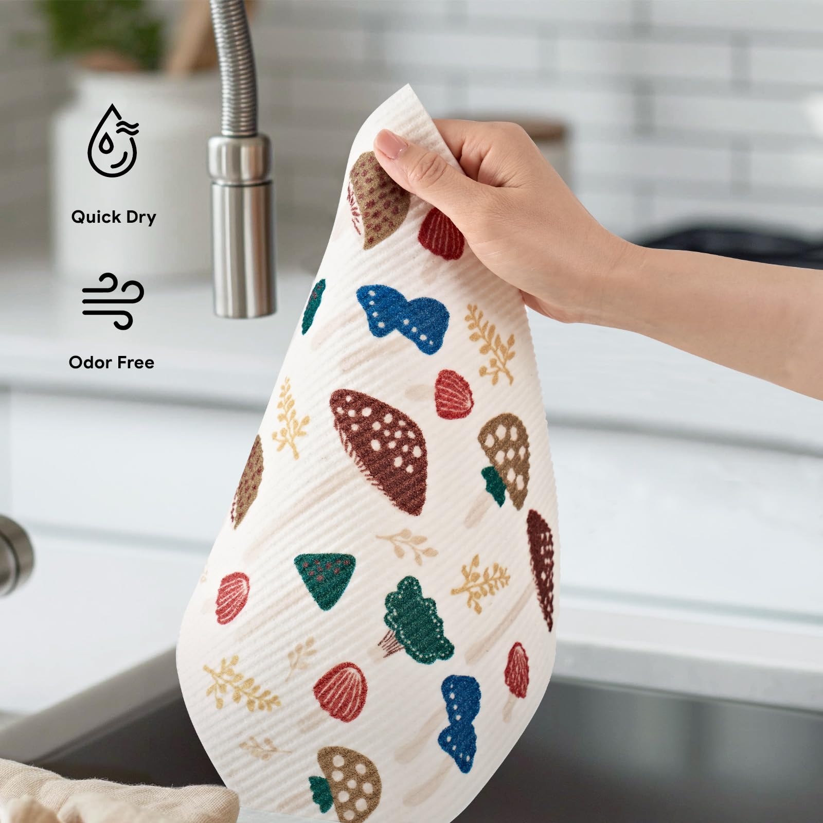 RECYCO paño sueco multipropósito para encimeras, platos y azulejos