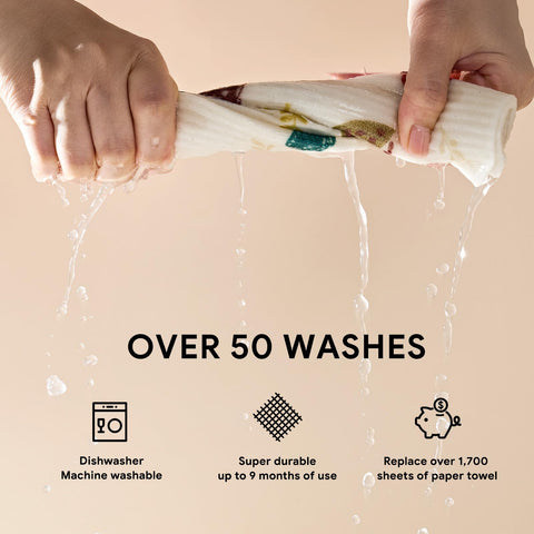 RECYCO paño con patrones únicos, diseño práctico para la cocina