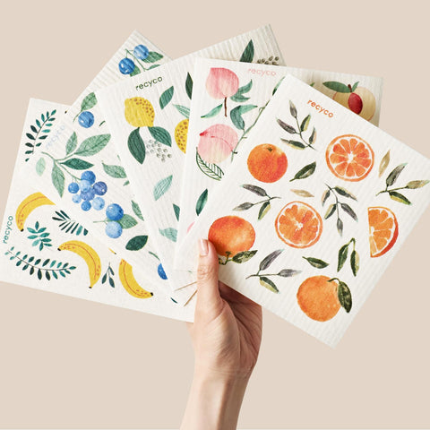 Toalla de cocina RECYCO absorbente para encimeras y platos.