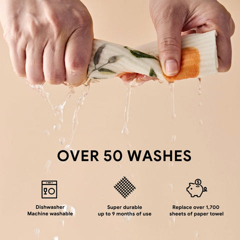Toalla de cocina RECYCO multiuso para derrames y vajilla.