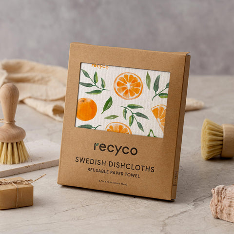Toalla de cocina RECYCO pack de 5 piezas para uso diario.