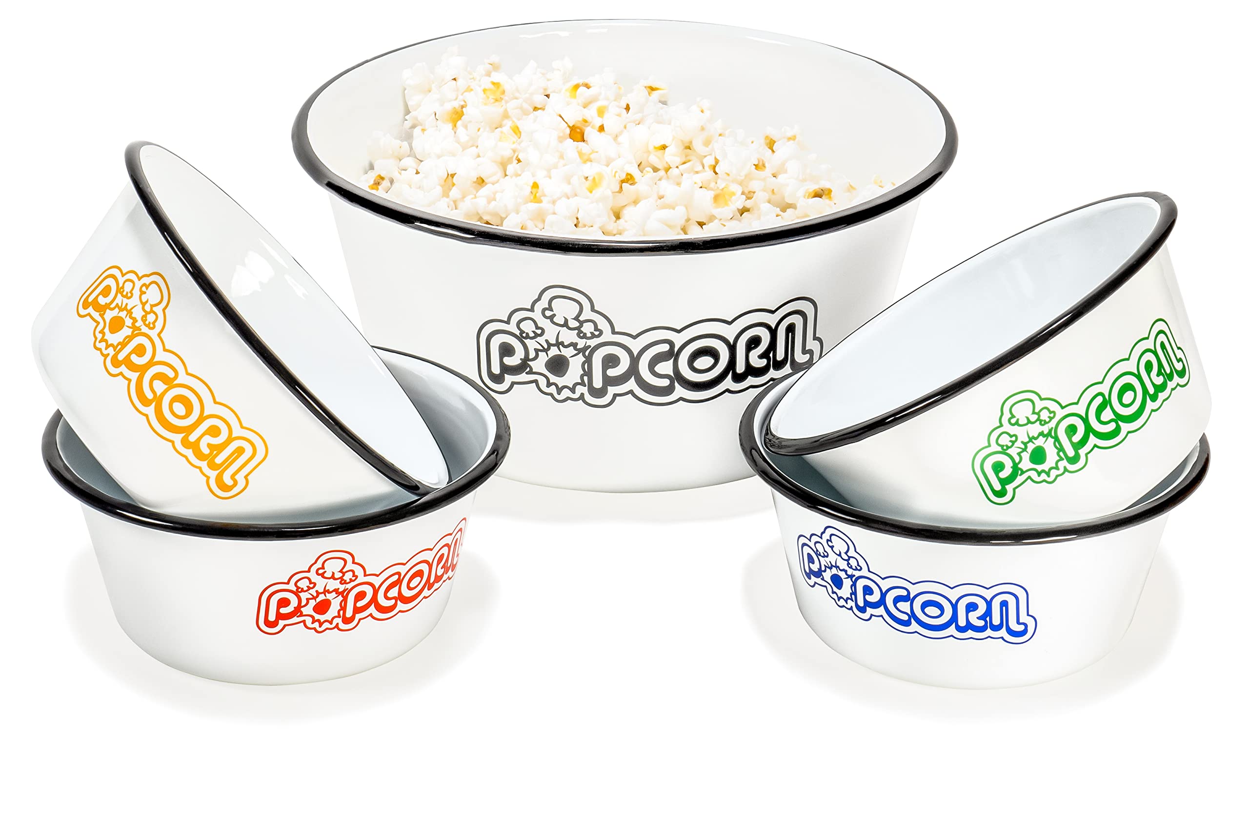Red Co. detalle de la impresión POPCORN multicolor en la superficie