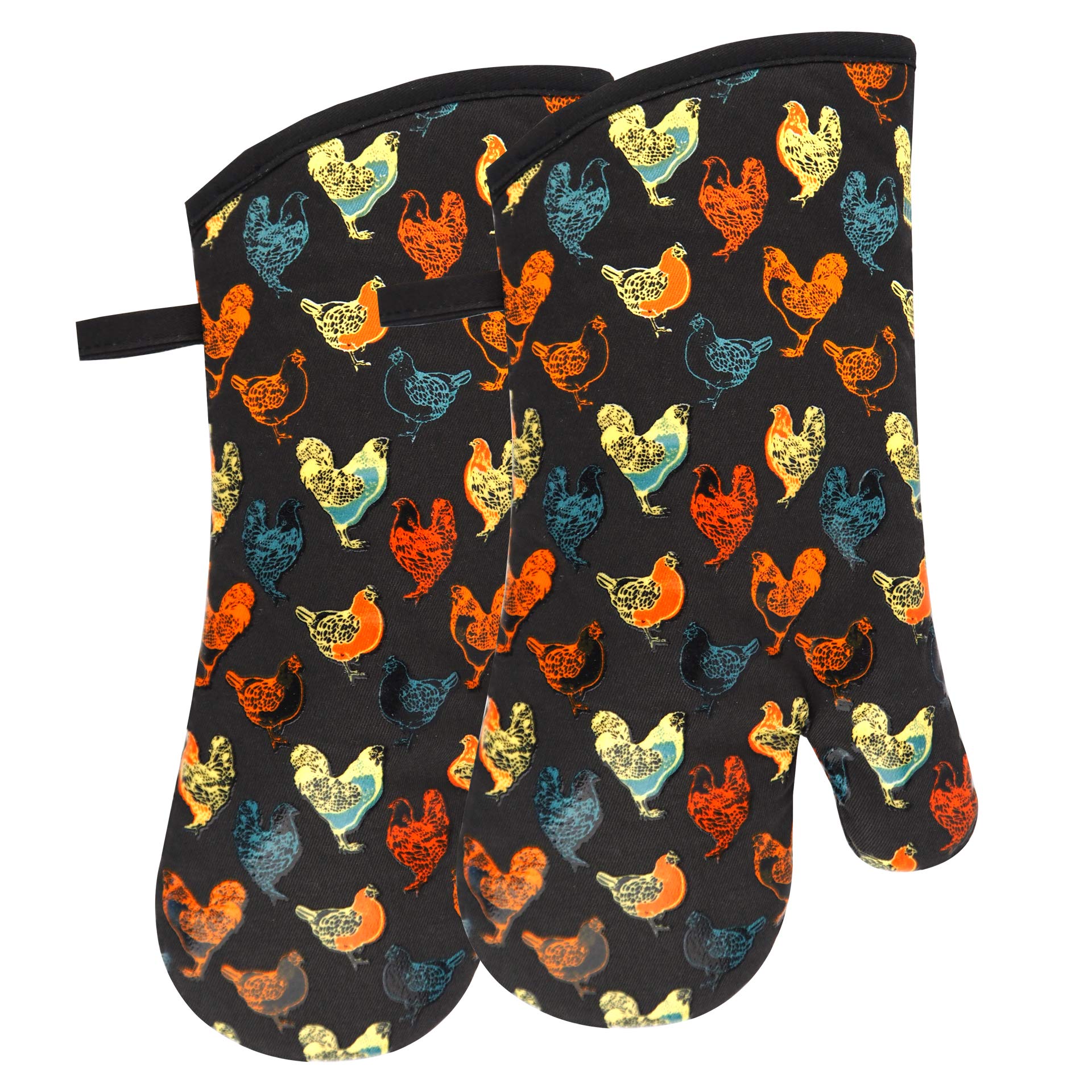 RED LMLDETA guantes horno gallo estampa frente: agarre firme durante horneado