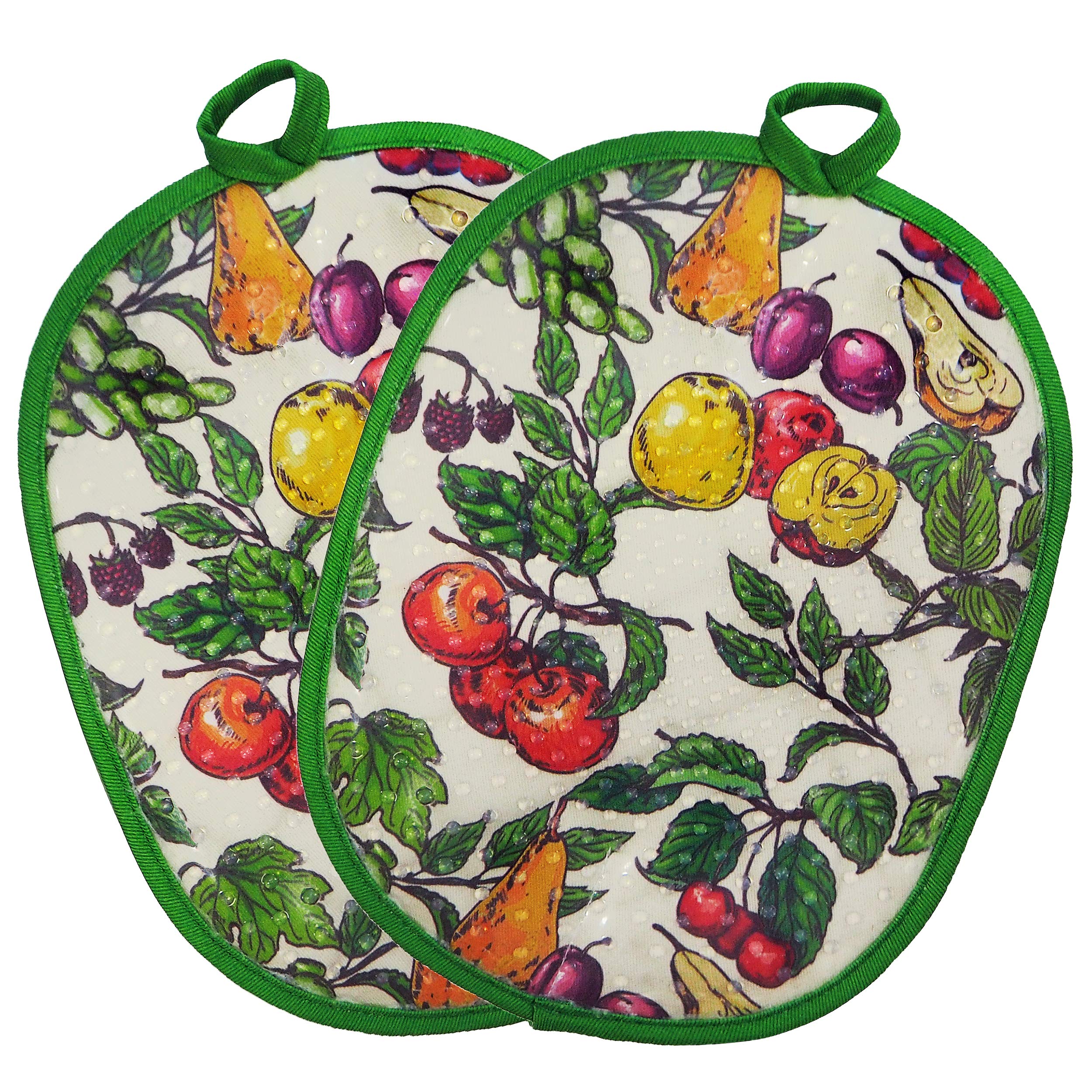 RED LMLDETA manoplas para ollas con silicona transparente ofrecen agarre firme al cocinar.
