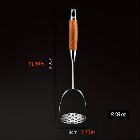 REDANT con mango de madera ergonómico para mayor control al aplastar