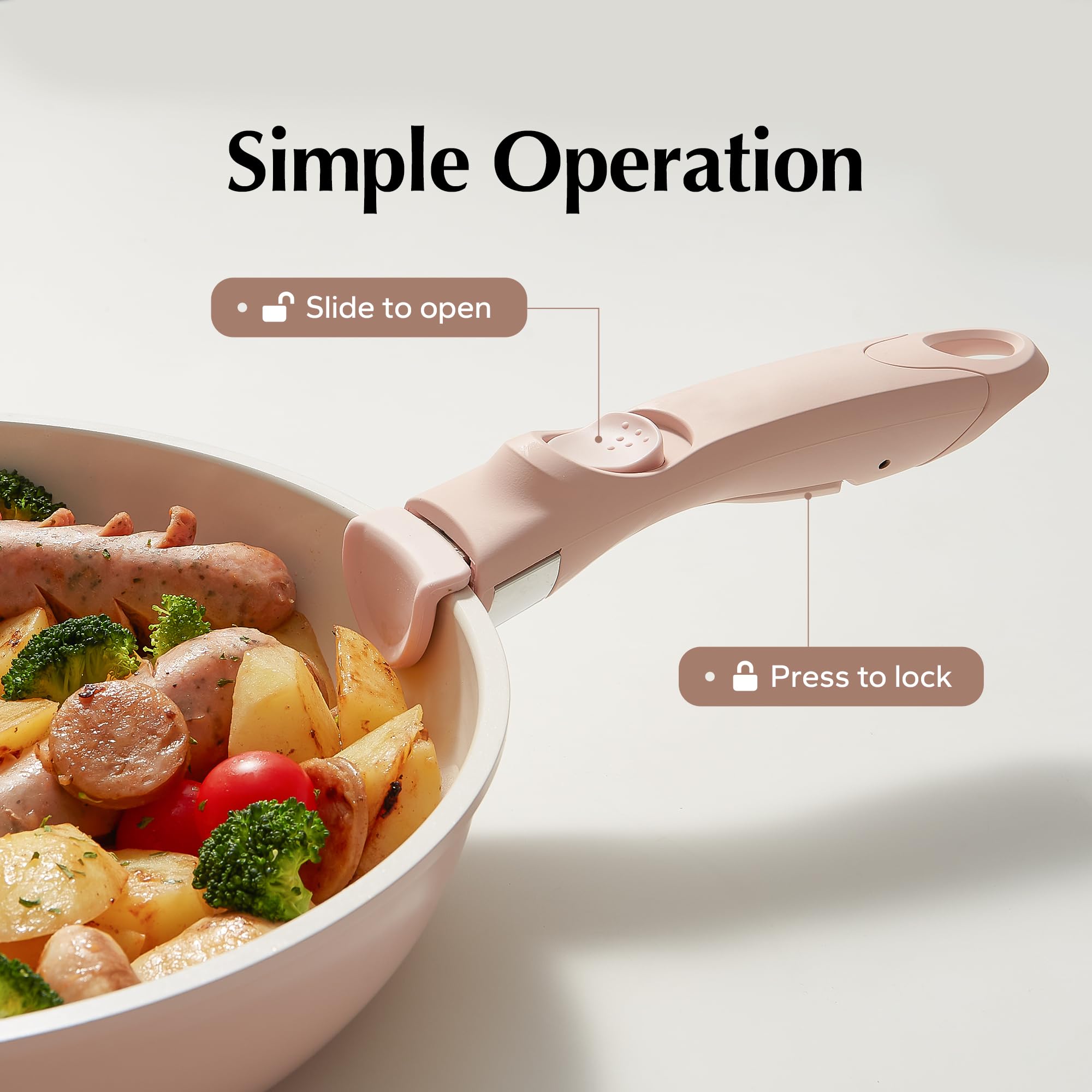 Redchef ajuste universal de asa para múltiples utensilios sin complicaciones.