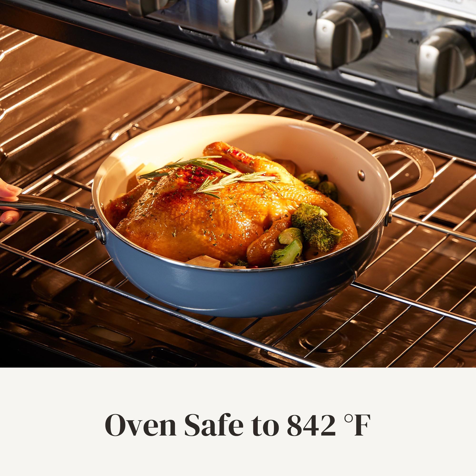 Redchef cazo ceramico 2-5qt para salsas y guisos rapidos