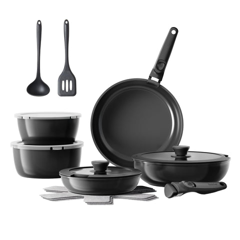 Conjunto cerámico Redchef de 16 piezas, ideal para cocinar en casa o al aire libre