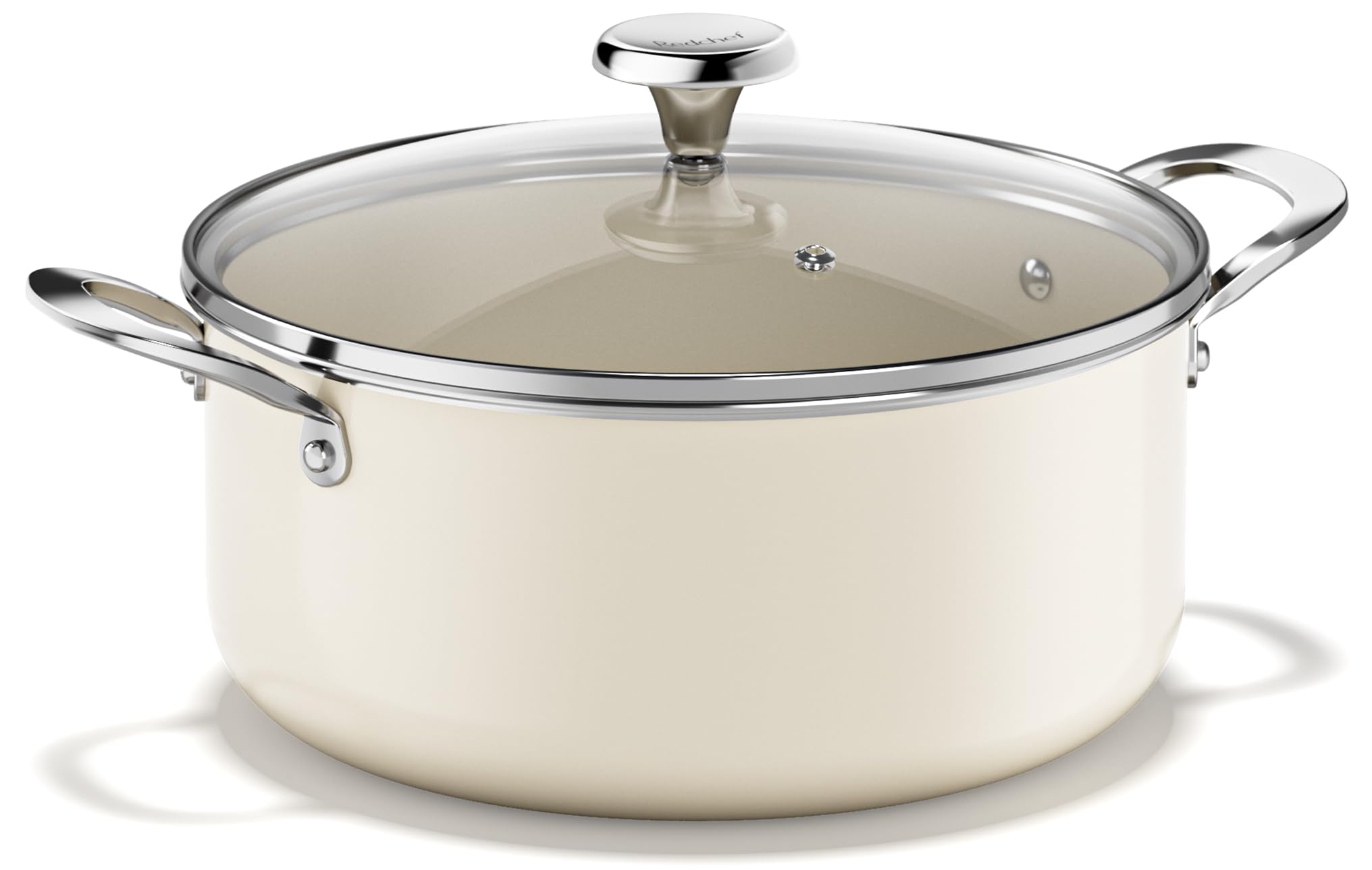 Olla Redchef de caldo con tapa cerámica para hervir y servir sopas