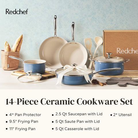 Redchef protectores de cazuela 4, para almacenamiento y durabilidad