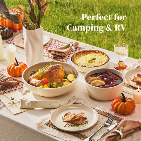 Redchef sartén cerámica de 10 pulgadas, duradera para uso diario y altas temperaturas.