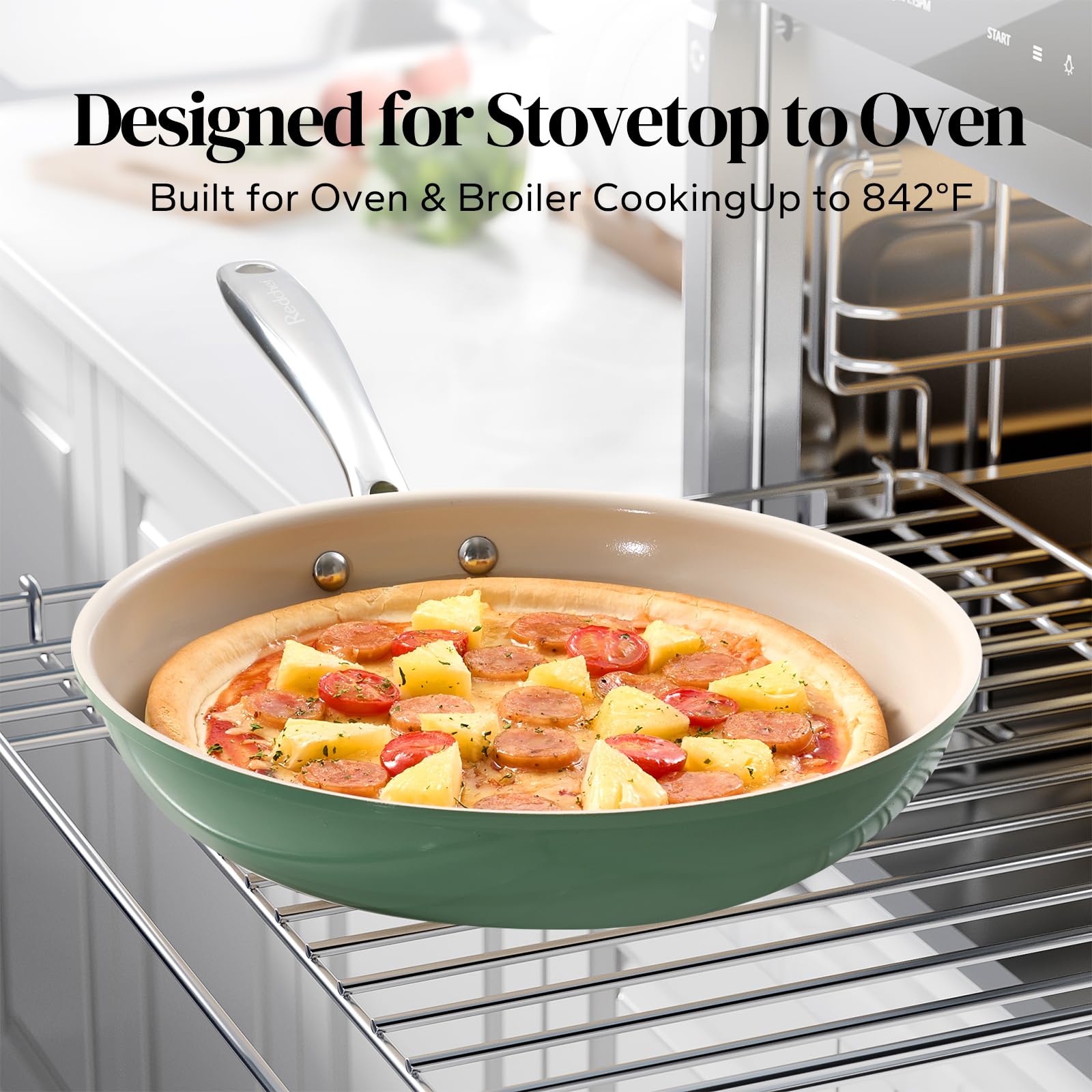 Sartén Redchef ideal para huevos, verduras y desayunos rápidos