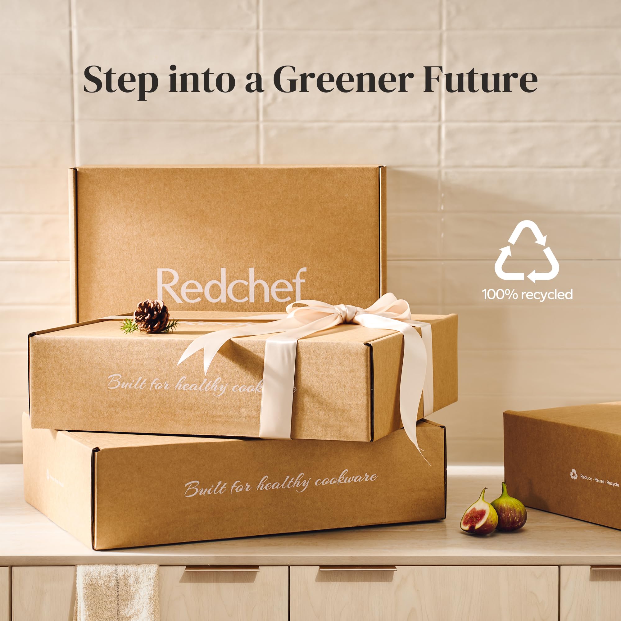 Sartén cerámica Redchef apta para inducción en cocina