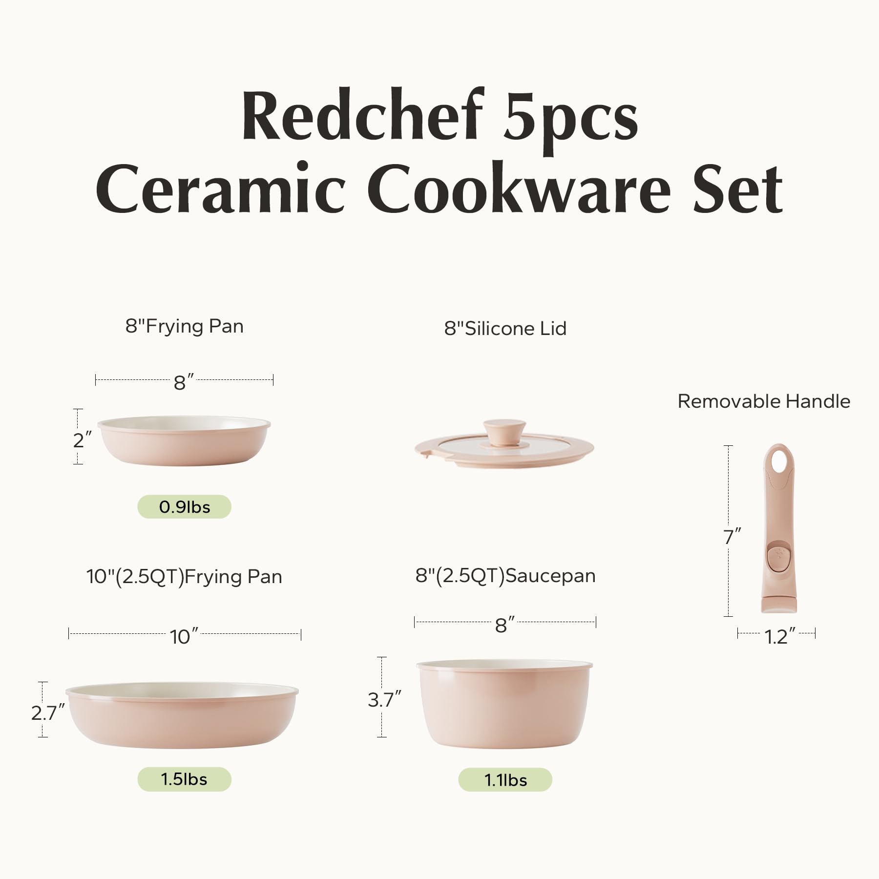 Redchef juego para RV y camping, ideal para cocinar fuera de casa