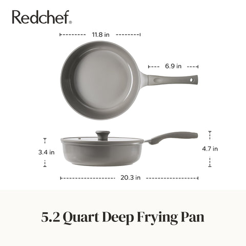 Redchef tapa de vidrio evita salpicaduras y mantiene el calor