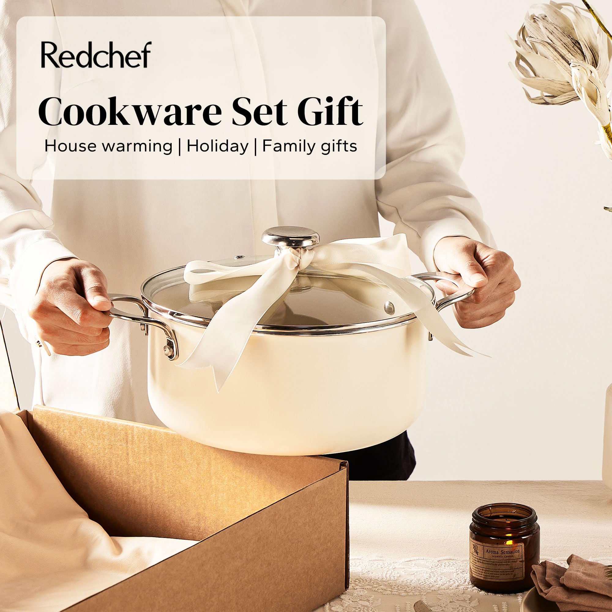 Utensilios de silicona Redchef para cocinar con cerámica