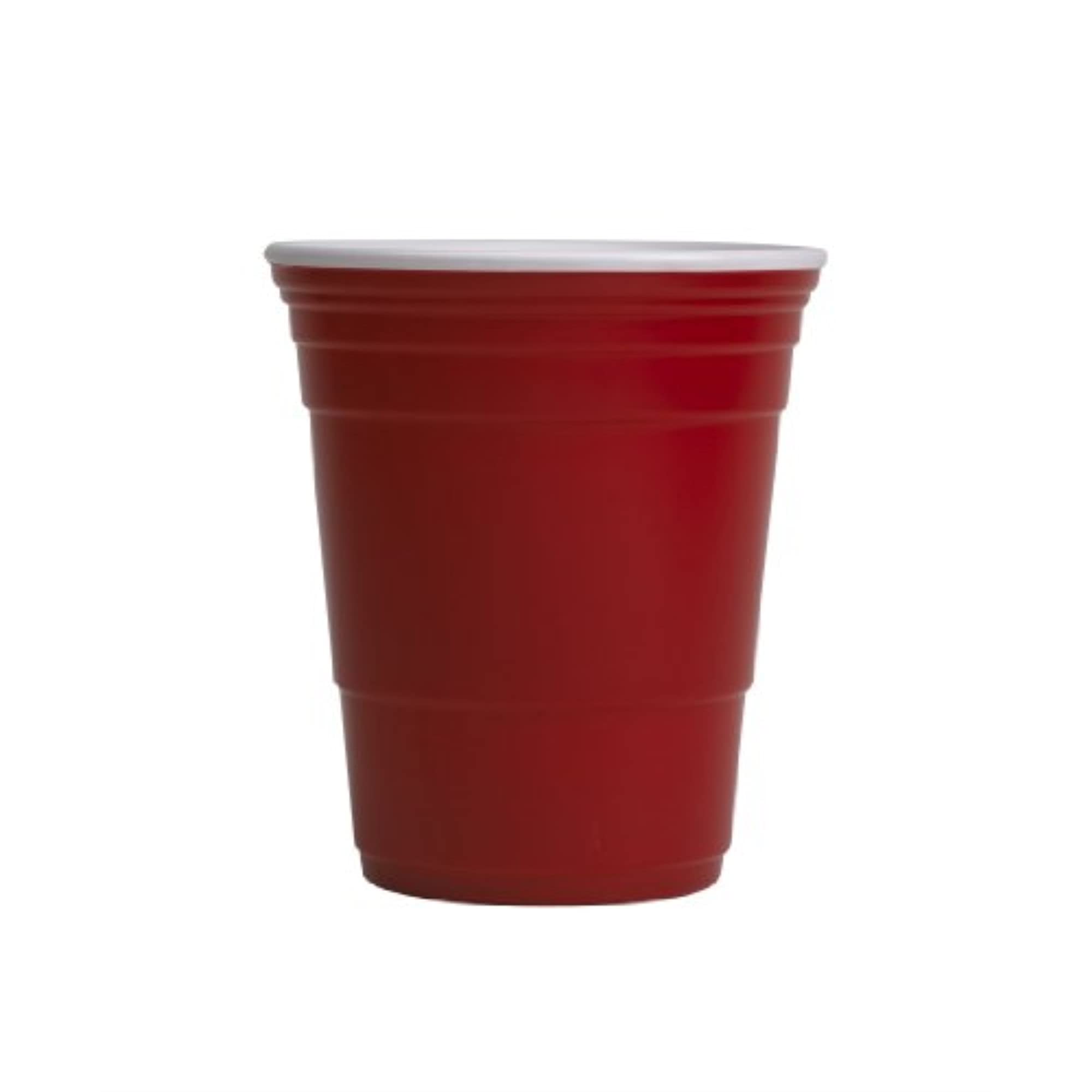 Red Cup Living reutilizable y ecológico, ayuda a reducir residuos.
