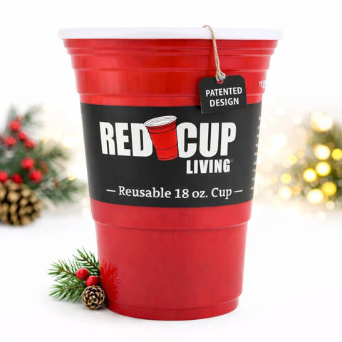 Red Cup Living vaso termo 18oz, duradero para uso diario y fiestas.