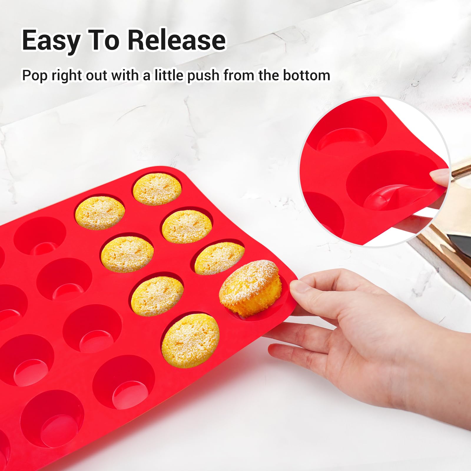 Redfly, silicona segura para horno, microondas, refrigerador y congelador