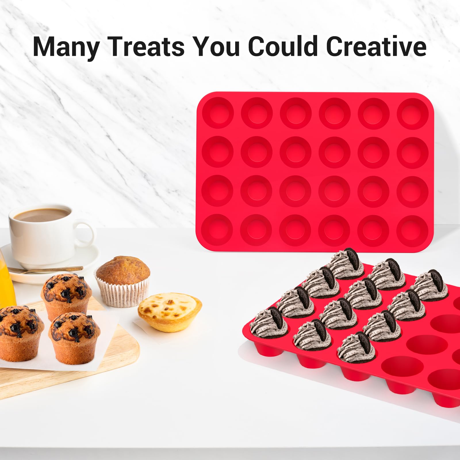 Redfly, uso versátil para magdalenas y mini pasteles en reuniones