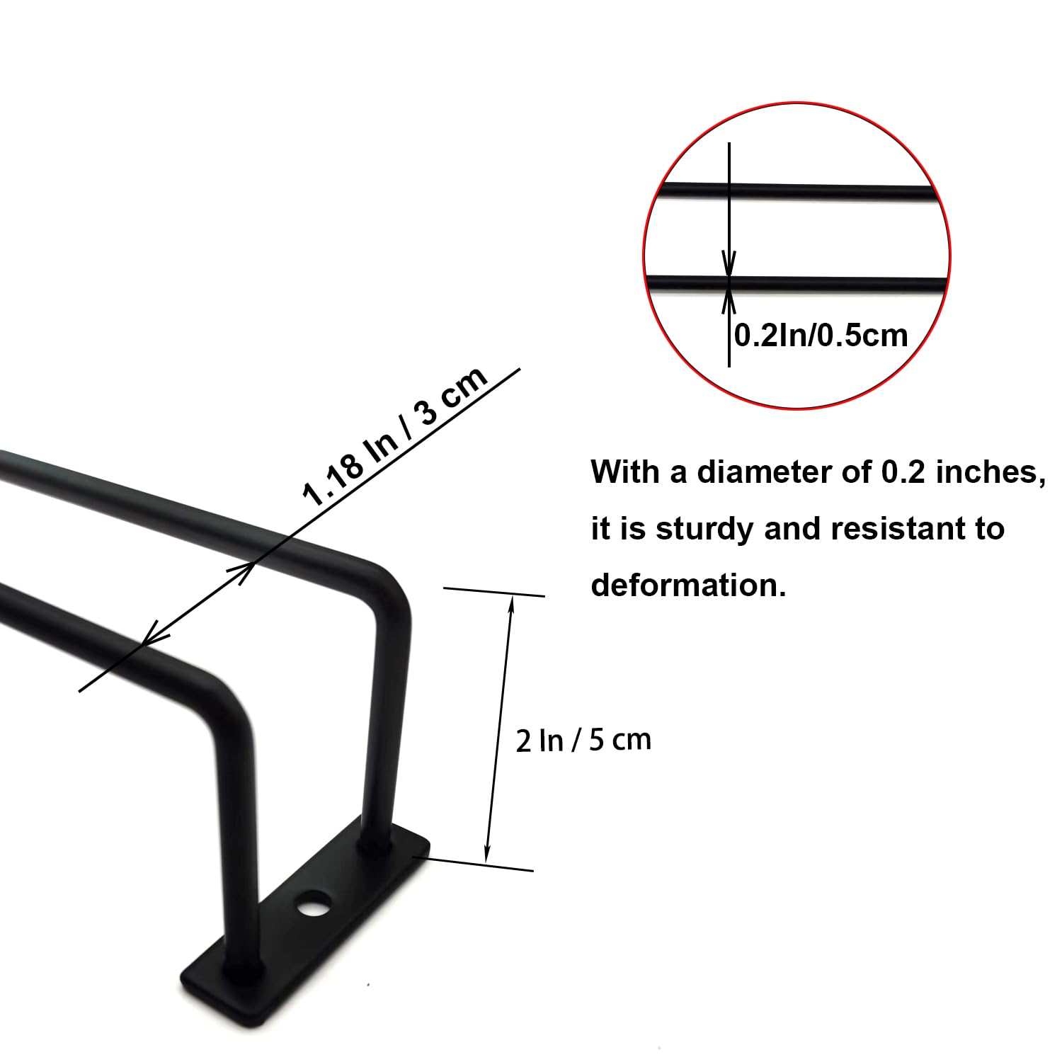 RedDreamer dimensiones 10,8 x 4,3 pulgadas para caber bajo gabinetes.