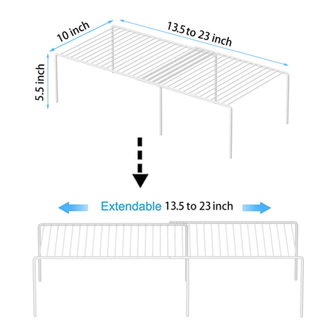 Redrubbit estante de metal anticorrosivo para muebles, duradero y fácil de limpiar.