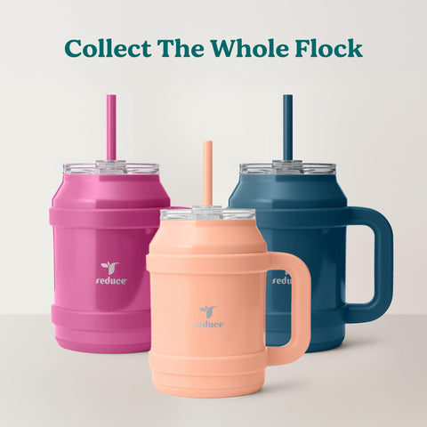 REDUCE 50 onzas Cold1 es perfecto para gimnasio y oficina gracias a su diseño seguro.