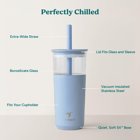 REDUCE Aspen 20 oz uso para café helado y licuados en Glacier
