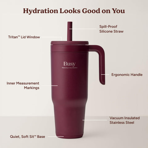 REDUCE Chiller marcadores de agua internos ayudan a seguir la hidratación.