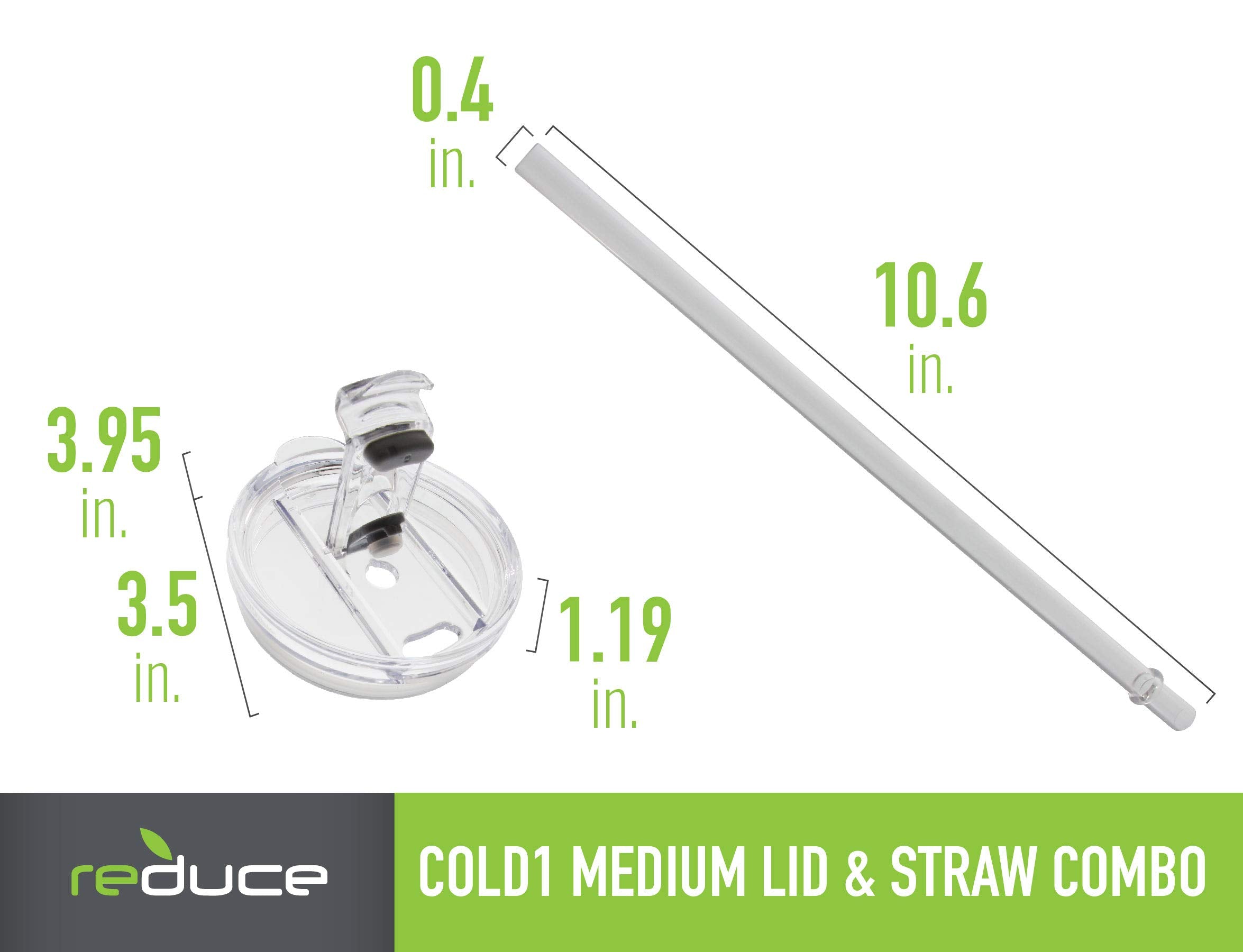 REDUCE Cold1 tapa para vasos 20-24 oz con ajuste seguro.