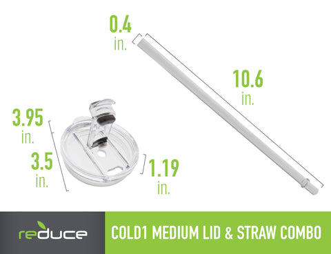 REDUCE Cold1 tapa para vasos 20-24 oz con ajuste seguro.