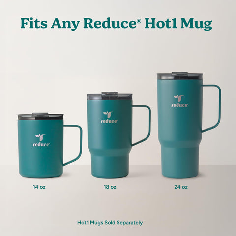 Tapa REDUCE para taza de 24 oz, diseño duradero para uso diario.