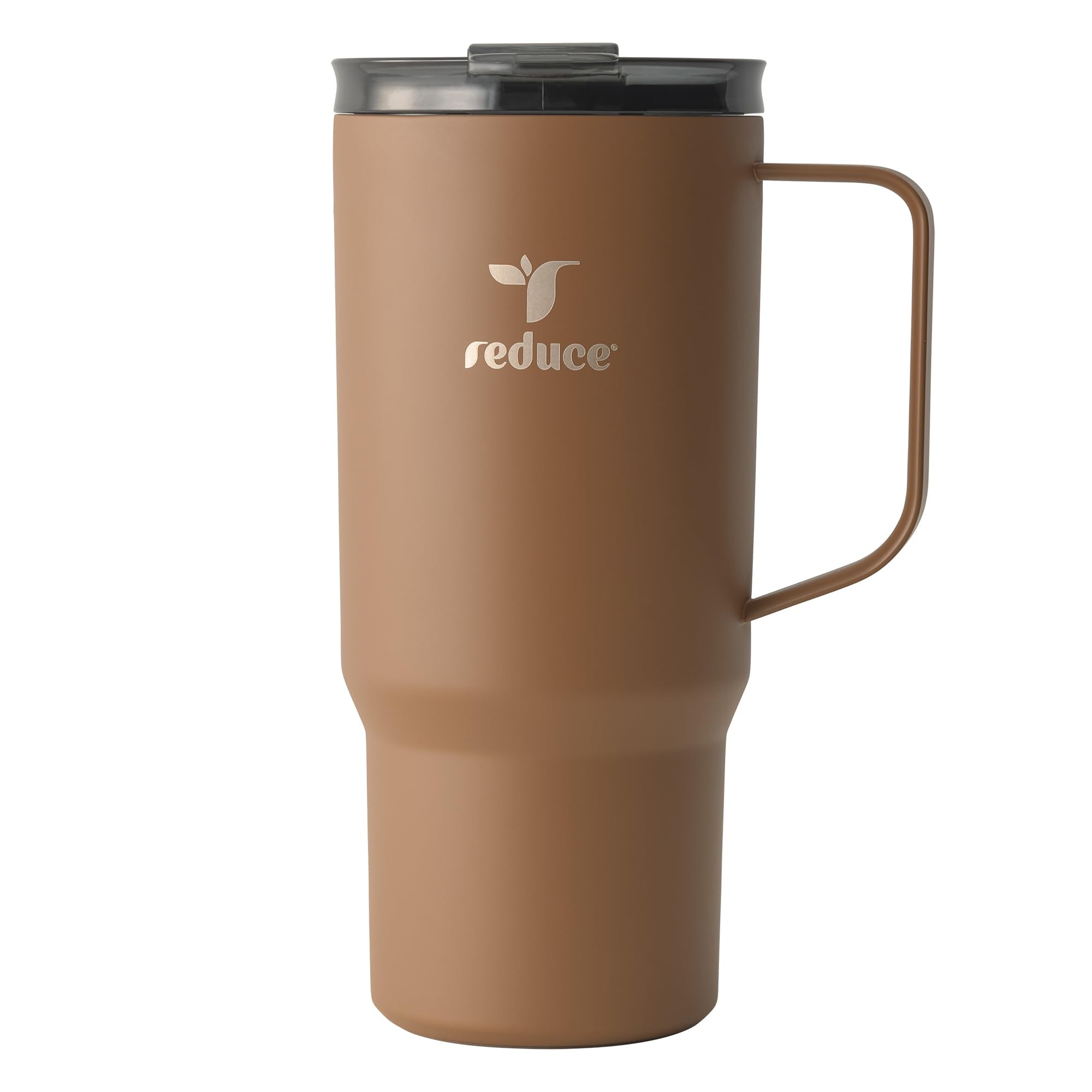 REDUCE Hot1 con tapa deslizante y mango ergonómico para transporte cómodo.