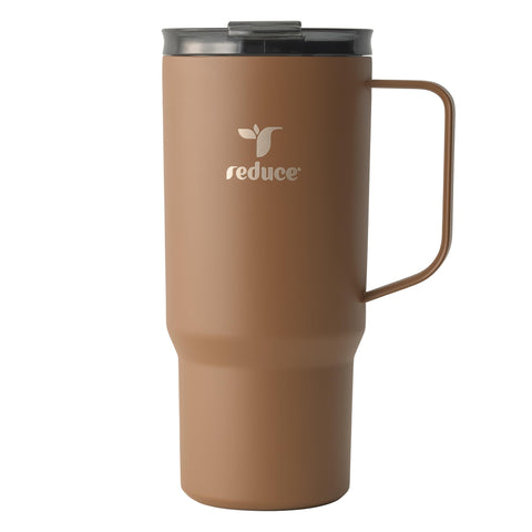 REDUCE Hot1 con tapa deslizante y mango ergonómico para transporte cómodo.