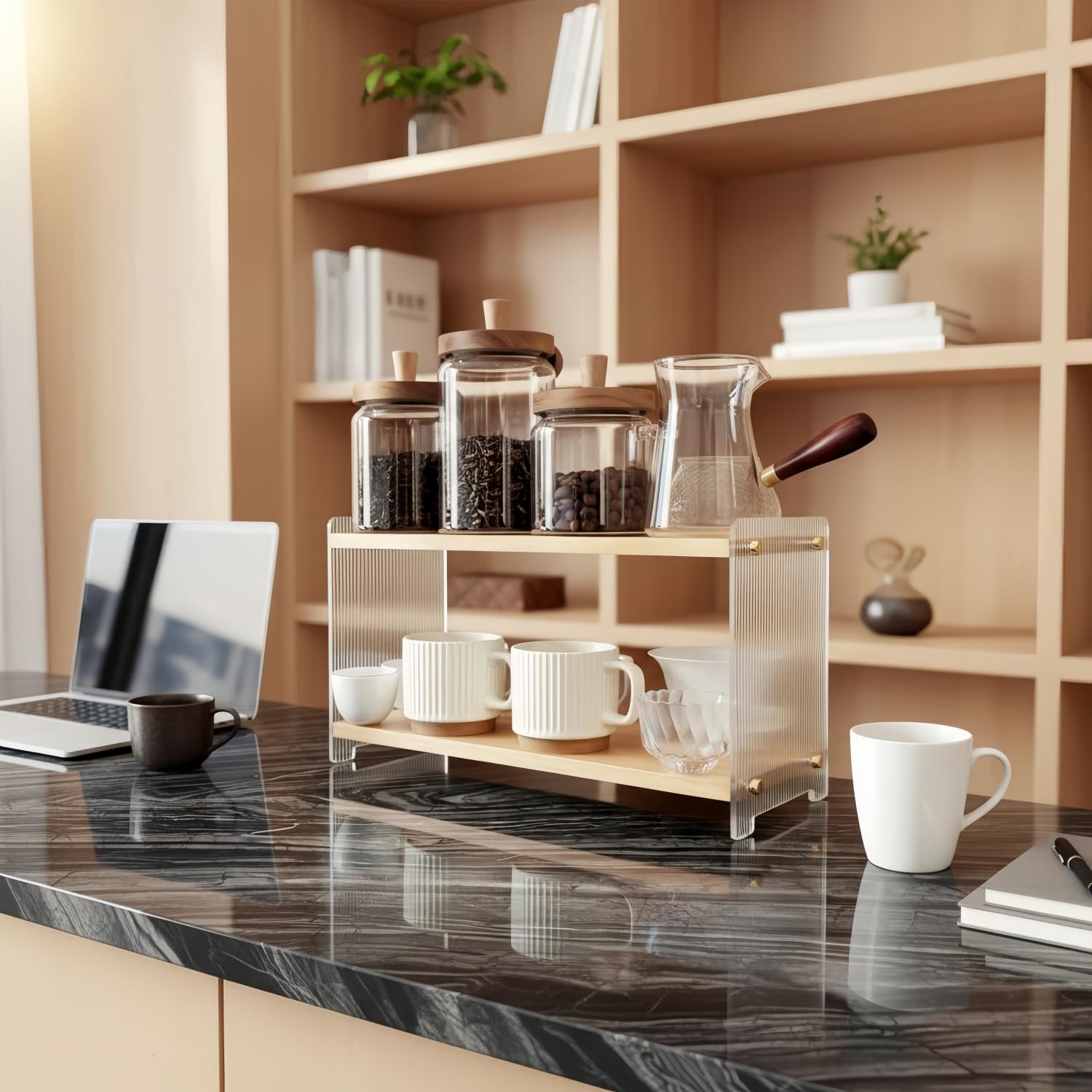 ReeGii estacin de cafe9, capacidad para tazas y tarros.