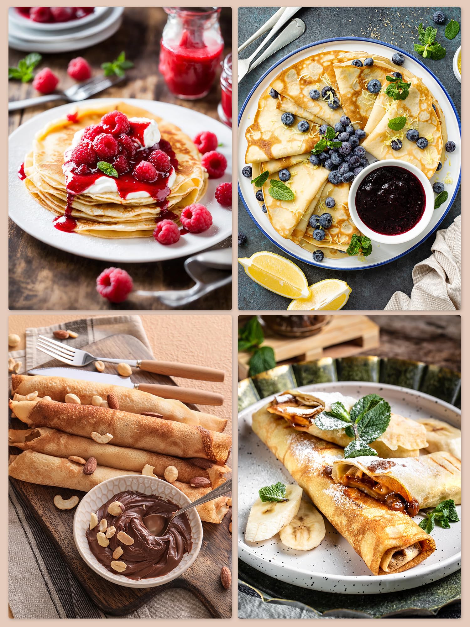 Reemix crepe maker precalentamiento rápido ideal para desayunos sin esperas