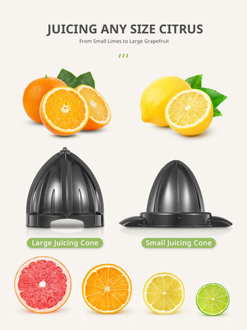 Depósito transparente de Reemix para monitorizar la cantidad de jugo en tiempo real.