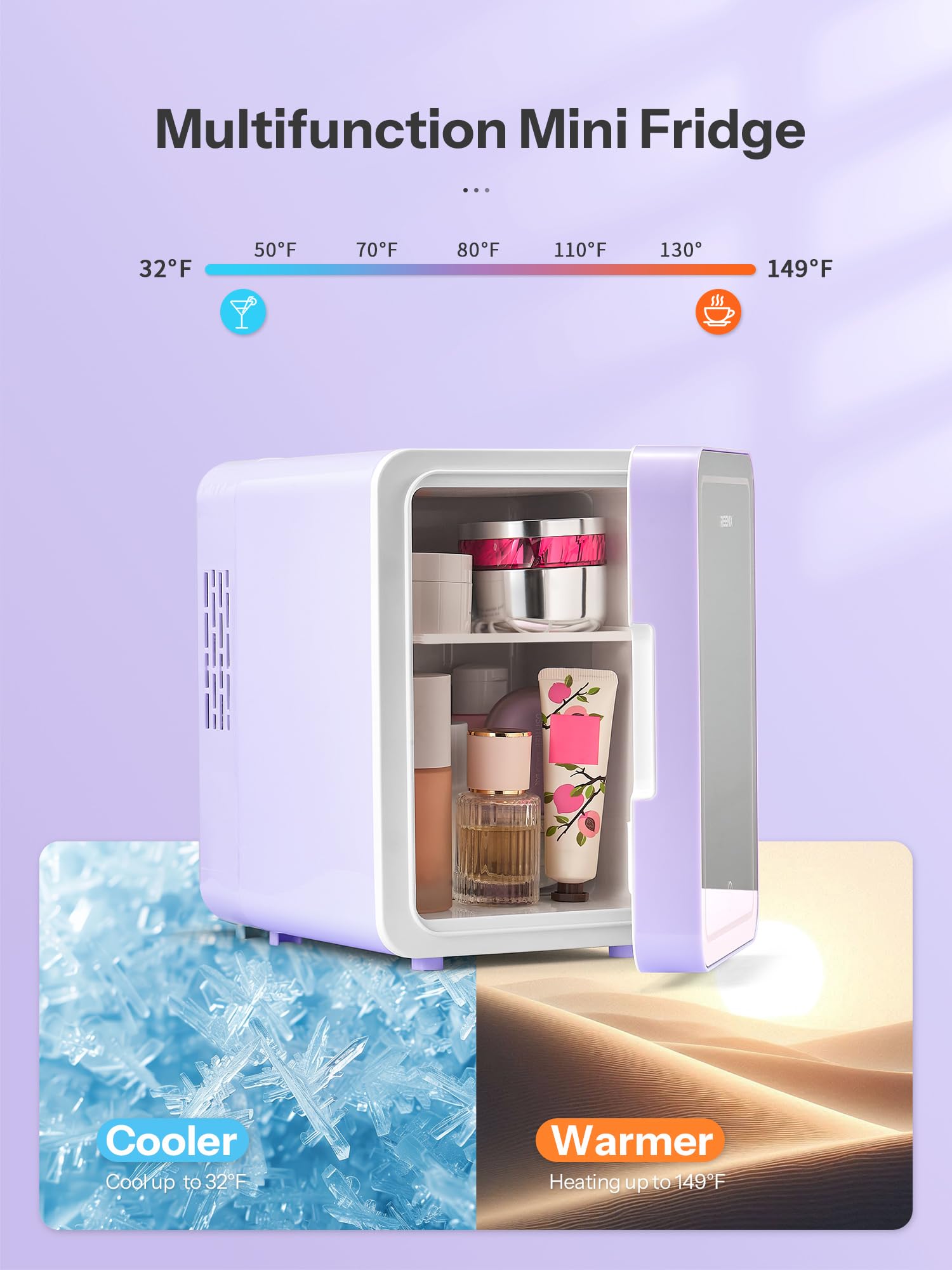 Reemix Frigorífico Belleza ofrece enfriamiento y calentamiento para tus productos