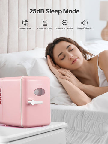 Reemix ofrece funcionamiento silencioso de 35 dB para dormir tranquilo.