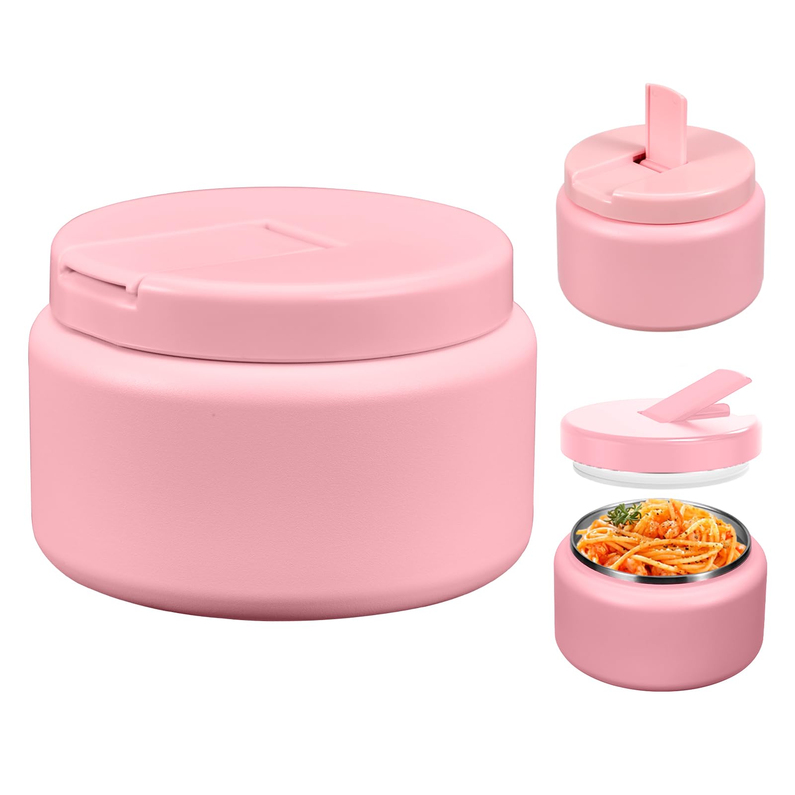 Reeple jarro para niños con tapa Buckle, apertura rápida para lonchera.
