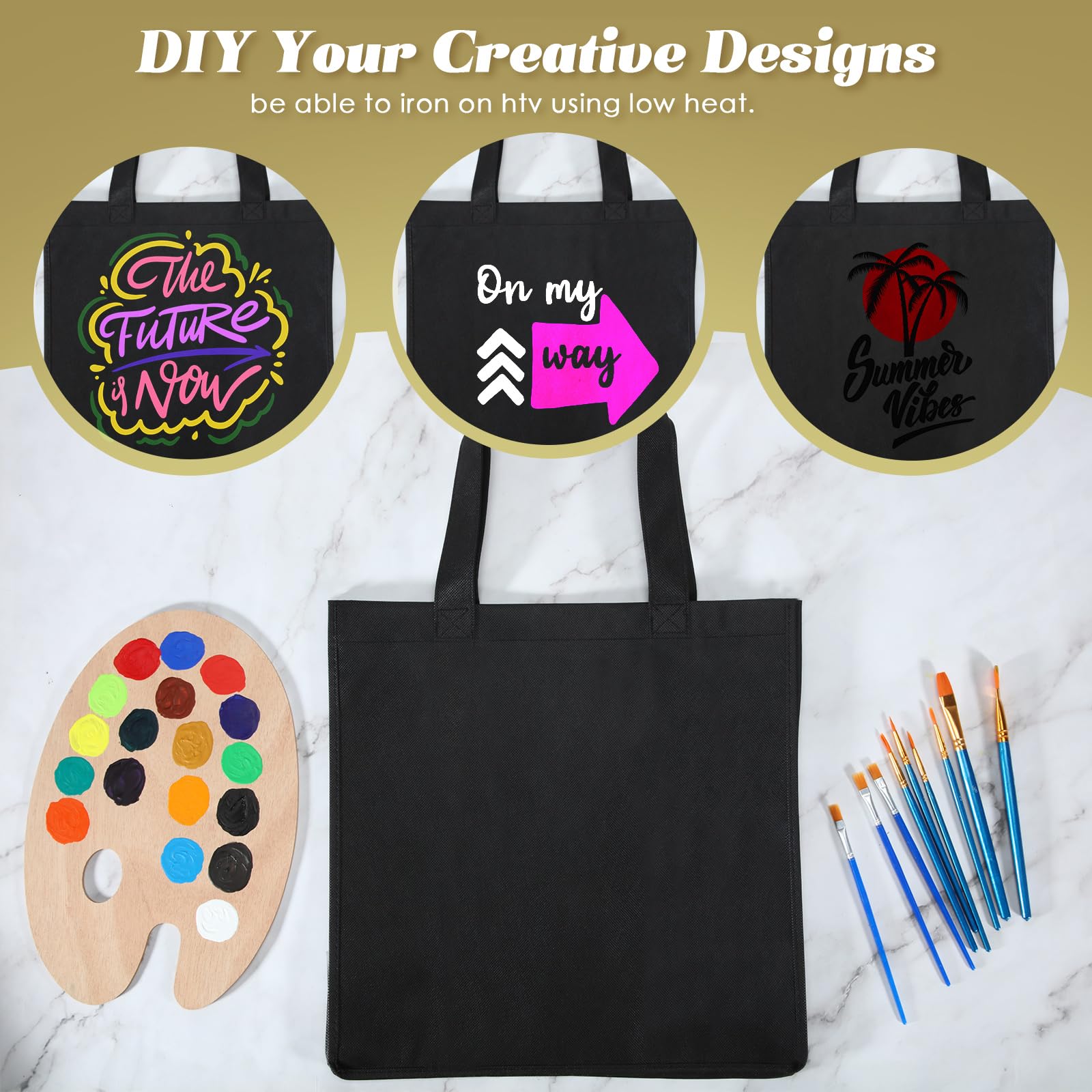 Reginary tote negro 32x16x30 cm, tamaño práctico