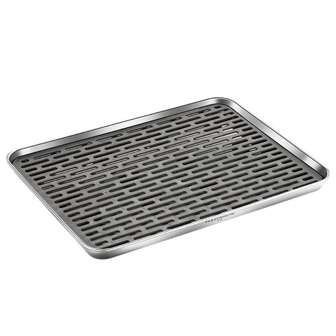 Reginsnow bandeja drenaje acero inoxidable, dos niveles ideal para platos y vasos.