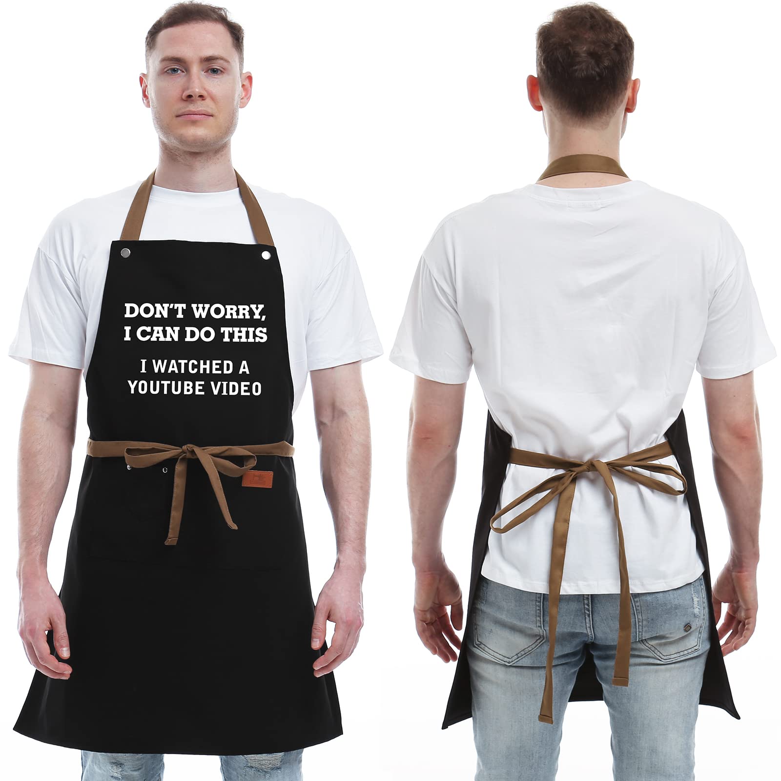 REHAVE delantal cocina regalo para tío, diseño llamativo y duradero para fiestas.