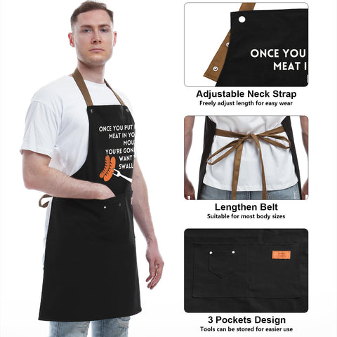 Delantal REHAVE regalo personalizado, ideal para papá, esposo o amigo cocinero