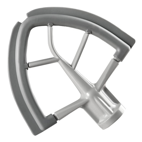 Batidor Reikame con borde flexible para KitchenAid facilita mezcla homogénea sin rayar el cuenco.