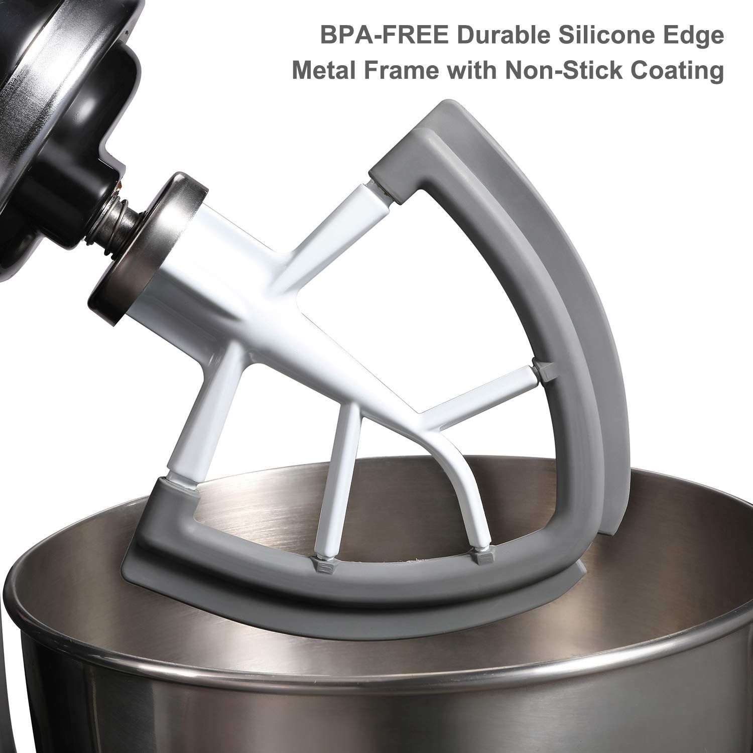 Reikame Flex Edge Beater compatible con modelos KitchenAid.