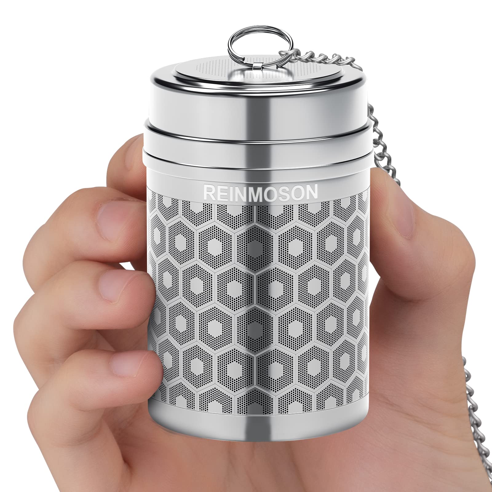 Infusor Reinmoson grande con diámetro de 2 pulgadas para preparar lotes grandes de té
