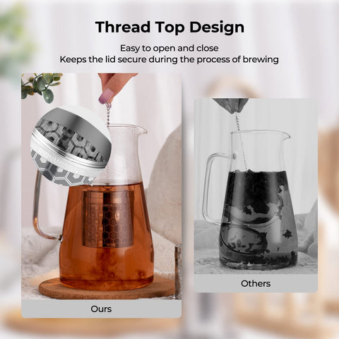 Fácil limpieza del infusor Reinmoson en acero inoxidable