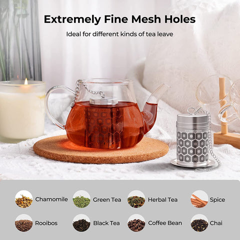 Juego de dos infusores Reinmoson de 1,5 pulgadas para té suelto.